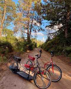 Vélo de marche électrique, vélo de marche motorisé, appareil de fitness d'extérieur, outil de marche innovant, structure durable - Product Image 1