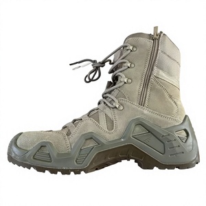 TSB07 Tactical <b>Boots</b> Mesh High Top Lace-Up With Side Zipper Breathable Outdoor All Seasons <b>Hiking</b> Training - Product Image 4