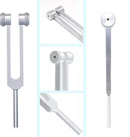 Ensemble de 7 diapasons DS06, thérapie sonore, guérison, équilibrage des chakras, alliage d'aluminium, fréquences, maillet, étui (marque OEM CN/GUA)
