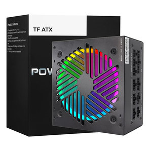 พาวเวอร์ซัพพลาย RGB 850W ประสิทธิภาพสูง PCIE-5.1 24 พิน แบบโมดูลาร์เต็มรูปแบบ สำหรับเดสก์ท็อปเกมมิ่ง ATX พร้อมไฟ RGB ในตัว เพิ่มความสดใสให้กับการใช้งาน - Product Image 1