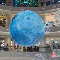 Logotipo inflable personalizado, modelo de aire de astronauta, modelo de planeta Lunar, cohete, Nave espacial, tema espacial, decoración