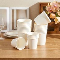 Super Septiembre: Mini Vasos de Papel Desechables para Degustación, Vasos Pequeños para Muestras, Vasos con Borde Enrollado, Apilables, de Grado Alimenticio, para Degustación de Pasteles