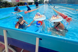 Portable facile à installer <span class=keywords><strong>tubulaire</strong></span> verrouillage connecté cadre piscines rectangulaires piscines rectangulaires <span class=keywords><strong>piscine</strong></span> de sport <span class=keywords><strong>pour</strong></span> école de natation - Product Image 3
