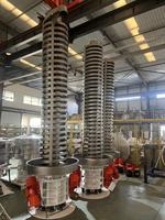 Palan à vibrations verticales en acier au carbone et acier inoxydable, levage de matériaux de particules de poudre, levage de refroidissement et de refroidissement