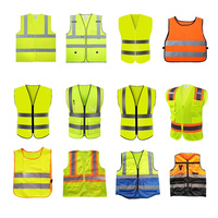Chalecos de Seguridad Industriales de Alta Visibilidad, Chaqueta Reflectante para Trabajo, Chalecos de Construcción Amarillos con Logotipo