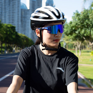 Shield Cycling Sunglasses Polarized Full Rim Unisex Anti Glare Sports <b>Eyewear</b> For Outdoor Riding - Product Image 1