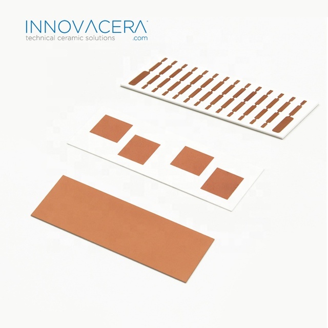 DBC Aluminum Nitride (AlN) Ceramic Plate Direct-Bonded Copper (Al2O3) Alumina Electrical Ceramic Substrate