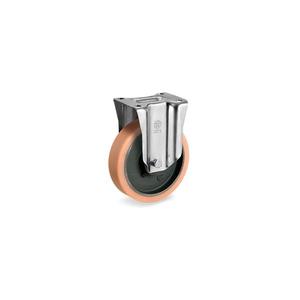 TELLURE ROTA - 634655 Vulkollan®Roues en polyuréthane, centre en fonte, support fixe type NL-largeur de roue 50mm, ø 180 mm (Qté - Product Image 1