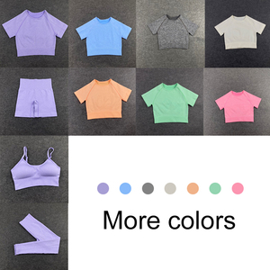 Private Label Feminine Sportswear Hersteller Stretchy Fitness Wear Nahtloses Yoga Gym Workout Set für Frauen - Product Image 5