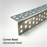 Bande de protection d'angle en aluminium perforé et maillé YaQi au design moderne pour l'installation de cloisons sèches et la protection des coins