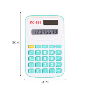 Mini calculatrice Kc 888 à 8 chiffres, portable, fonctionnant sur piles, pour étudiants et usage au bureau - Product Image 2