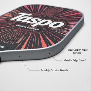 ไม้พายพิคเคิลบอล Taspo หนา 16 มม. ทำจากคาร์บอนไฟเบอร์ขึ้นรูปด้วยความร้อน T700 ไม้กราไฟต์พิคเคิลบอล ไม้พายเมทัลโบน - Product Image 4