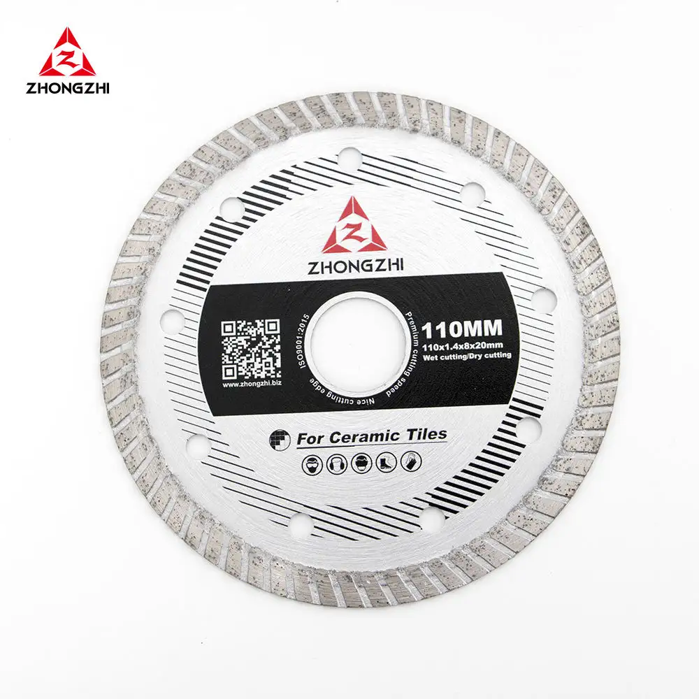 Diamond Tile Blade 110mm Ceramic Cutting Disc Saw Blade for Porcelain Ceramic Tile Marble Artificial Stone Cutting