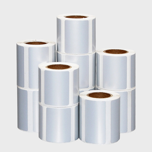 Bán buôn Chất lượng cao tùy chỉnh trực tiếp nhiệt Bạc giấy nhãn không thấm nước PET dính dán Bao bì không thể bị rách ngoài - Product Image 1
