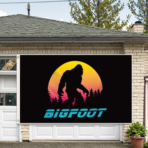 Aozhan Drapeaux Sasquatch personnalisés 3x5ft 100% Polyester Impression numérique double face Bannière <span class=keywords><strong>Bigfoot</strong></span> Publicité promotionnelle - Product Image 5