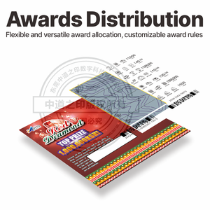 Haute qualité Raspe a Loteria conception gratuite sécurité données variables impression numérique loterie de billets à gratter personnalisée - Product Image 3