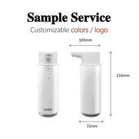 Dispensador de Jabón Líquido Automático Inteligente de Escritorio Moderno, Recargable por USB, de Acero Inoxidable 304, Original de Fábrica OEM, para Baño y Hogar