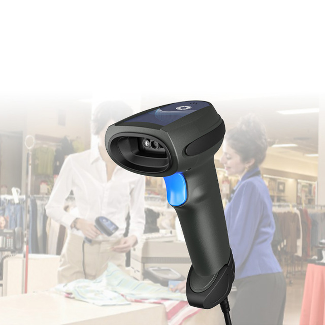 JINGXIN Plug and Play Scan Complex Barcodes USB RS232 Interface Wired Handheld Barcode Scanner