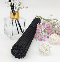 Bâtonnets diffuseurs en fibre de polyester noirs, blancs et crème de 3 mm, 20 cm, 21 cm, 22 cm, 23 cm, 24 cm, 25 cm pour recharge d'huile parfumée