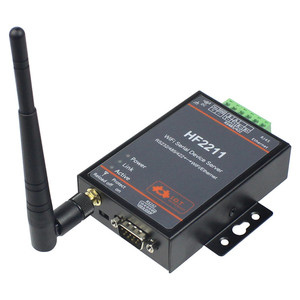 อุปกรณ์เซิร์ฟเวอร์แบบอนุกรม WIFI RS232/RS485/RS422พอร์ตอนุกรมเป็น WIFI อีเทอร์เน็ตโมดูลแปลง <span class=keywords><strong>HF2211</strong></span> - Product Image 2