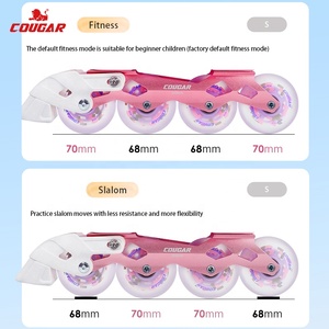 MZS319 สำหรับรองเท้าสเก็ตล้อเลื่อนแบบปรับได้สำหรับเด็กชาย เด็กหญิง เด็ก นักสเก็ตมืออาชีพ พร้อมลูกปืน ABEC-7 - Product Image 4