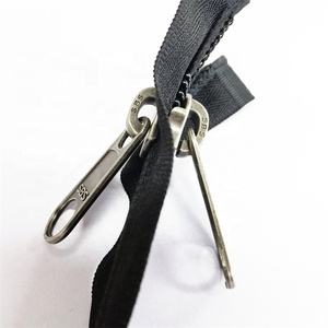 Sbs thương hiệu 5 #8 #10 # Nylon mở-kết thúc dây kéo mạnh mẽ nhà máy tùy chỉnh thực hiện hai mặt Thanh trượt cho lều ngoài trời và sử dụng hàng may mặc - Product Image 4