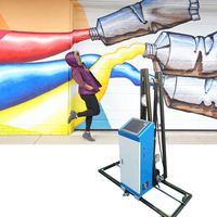 Impresora de Inyección de Tinta Vertical para Publicidad en Paredes, Impresión de Murales, Tinta UV, Diseño 3D 5D