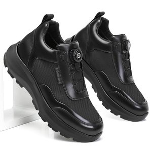 HLT <b>Mens</b> Oxford Lace Shoes British Style Toe Light Weight Genuine Leather Midsole All Seasons Height Increasing Wear <b>Dress</b> - Product Image 6