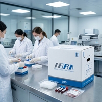 Caisse de transport réutilisable NERA Série D pour produits biologiques, isotherme et écologique, avec options VIP+EPP et capteur IoT, pour anticorps monoclonal