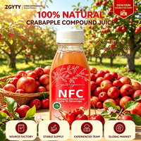 Baleng-Crabapple Bloesemsap Zonder Suiker Zonder Vet Zonder Kleurstoffen Zonder Aroma's 230g*8 Verpakte Flesjes Doos