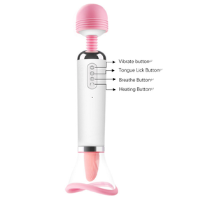 Saugen Vibration Dildo Vibrator Heizung Weibliche Klitoris G-Punkt Orgasmus Nippel Sauger Japanische Frauen Muschi Vagina Massage - Product Image 5