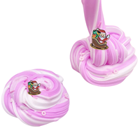 Kit de Slime au beurre de Noël, Goodie Bag Stuffers, Slime coloré Party Favors pour enfants, Slime en gros doux et non collant