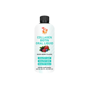 Colágeno de Alta Calidad con Biotina en Líquido Oral, Sabor a Bayas Mixtas, para Cabello, Piel y Uñas Saludables, Elasticidad de la Piel - Product Image 1