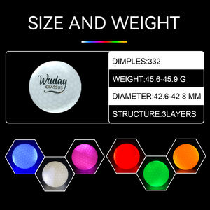 Manufacturer Led <strong>Golf</strong> <strong>Ball</strong> Custom Package Led Light Up <strong>Golf</strong> <strong>Balls</strong> Night Light <strong>Golf</strong> Training Practice <strong>Ball</strong> - Product Image 4