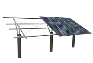 Chất lượng cao nhôm năng lượng mặt trời <span class=keywords><strong>PV</strong></span> mặt đất gắn đứng cấu trúc năng lượng mặt trời bảng điều khiển cực gắn mặt đất gắn khung - Product Image 2