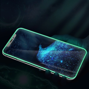 <span class=keywords><strong>Protector</strong></span> de pantalla de vidrio templado luminoso para teléfono móvil, <span class=keywords><strong>gel</strong></span> de sílice colorido de 0,33mm para iPhone 13 Pro max 12 mini 11 Pro - Product Image 4