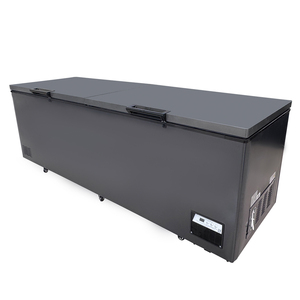 Congélateur coffre commercial grande capacité à air direct, 2 portes, contrôle numérique de la température pour supermarchés et restaurants - Product Image 3