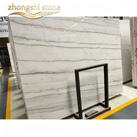 Vente directe d'usine : Dalles de marbre blanc veiné de Fujian, pierre naturelle chinoise, polies et à jointure apparente, pour la décoration intérieure, les salles de bain et les escaliers.