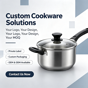Sartén de Acero Inoxidable SS304 al por Mayor, Juego de Utensilios de <span class=keywords><strong>Cocina</strong></span> con Tapa de Vidrio, Compatible con <span class=keywords><strong>Inducción</strong></span>, para Uso en Cocinas de Hotel - Product Image 6