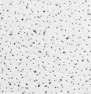 מינרלים תקרת אריחי תקרה אקוסטית פנלים 60x60 עבור משרד צליל בידוד קישוט סיבי זכוכית תקרה