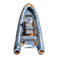 Chine Rigide Passager Aéroglisseur Canoë Barche Rigide Ponton Pedal Patrol Gonflable nervure Bateau Pour Le Divertissement