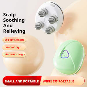 Mini massaggiatore elettrico per il cuoio capelluto con artigli rimovibili per rilassarsi e curare il cuoio capelluto 600mAh - Product Image 2