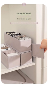 Nueva Caja de <span class=keywords><strong>Almacenamiento</strong></span> de Calcetines al por Mayor, Caja de <span class=keywords><strong>Almacenamiento</strong></span> de Ropa Interior de Algodón Suave Tipo <span class=keywords><strong>Nube</strong></span>, Caja de <span class=keywords><strong>Almacenamiento</strong></span> Plegable para Organizar <span class=keywords><strong>la</strong></span> Ropa Interior <span class=keywords><strong>en</strong></span> el Hogar - Product Image 3