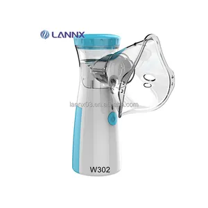 LANNX W302 Factory price Homecare Mini Nebulizer USB Ultrasonic Atomizer Medical Equipment Handheld Mesh Nebulizer