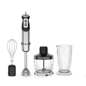 Stock Sales promotion 1000W Electric Hand Blender with Stepless Variable Speed stick mixer hand blender set