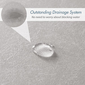 Alfombra de baño de tierra de diatomeas, rectangular, de color sólido, absorbente, antideslizante, para baño, entrada, diseño minimalista - Product Image 5