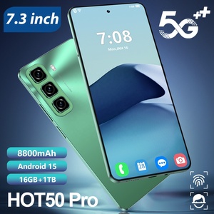 โทรศัพท์มือถือแอนดรอยด์จอ incell ขนาด7.3นิ้ว50 <span class=keywords><strong>Pro</strong></span> ความจุ16G 1TB เวอร์ชันเกมจริง4G LTE CDMA - Product Image 2