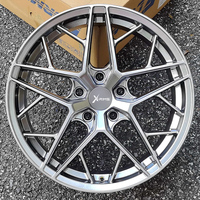 Jantes en alliage X-RIMS 18x7 5x114.3 10 branches, design mesh concave, couleur Hyper Silver ET35 pour Honda Toyota Mazda
