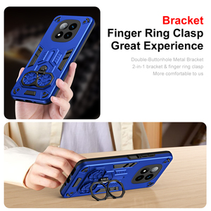Funda para teléfono móvil para <span class=keywords><strong>Xiaomi</strong></span> 15 Ultra <span class=keywords><strong>Redmi</strong></span> <span class=keywords><strong>Note</strong></span> 14 <span class=keywords><strong>13</strong></span> Lite 12 Pro + Plus a prueba de golpes 360 con anillo de mango - Product Image 2
