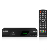 Dcolor DVB C DVB T2 Digital TV Video STB 1000 canales gratuitos Receptor de señal de televisión decodificador 1080p HD decodificador DVB T2